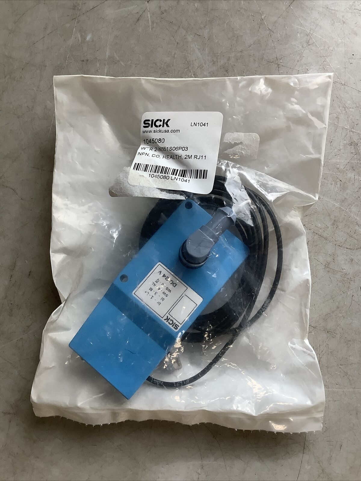 SICK WTR2-N551S06P03 1045080 PHOTOELECTRIC SENSOR PHOTO EYE U3S