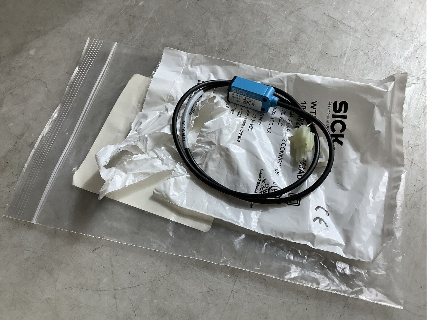 SICK WTB4-3N1160S53A01 1044828 PHOTOELECTRIC PROXIMITY LOOP SENSOR ASSEMBLY U3S