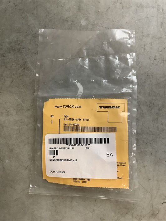TURCK BI4-M12K-AP6X-H1141 4607200 INDUCTIVE PROXIMITY SENSOR U3S