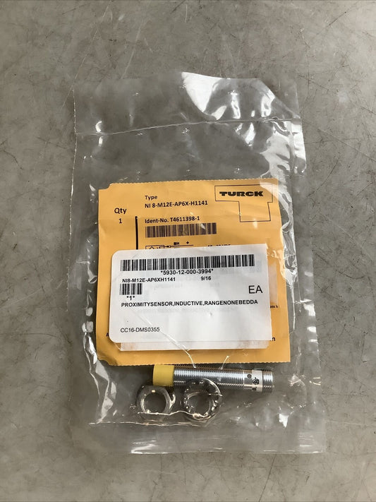 TURCK NI8-M12E-AP6X-H1141 T4611398-1 INDUCTIVE PROXIMITY SENSOR U3S