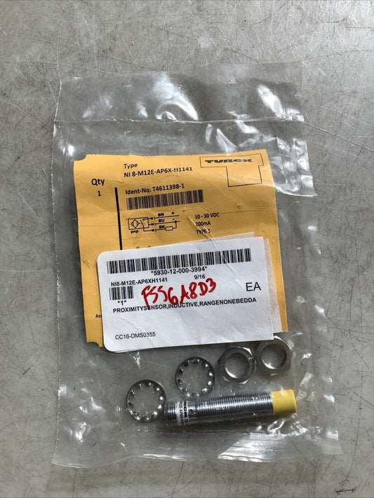 TURCK NI8-M12E-AP6X-H1141 T4611398-1 INDUCTIVE PROXIMITY SENSOR U3S