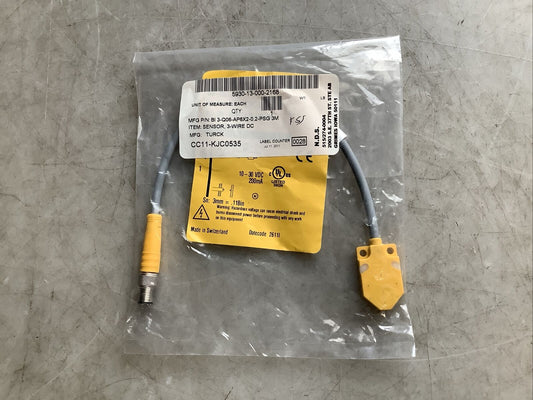 TURCK BI3-Q06-AP6X2-0.2-PSG3M S1620185 INDUCTIVE PROXIMITY SENSOR U3S