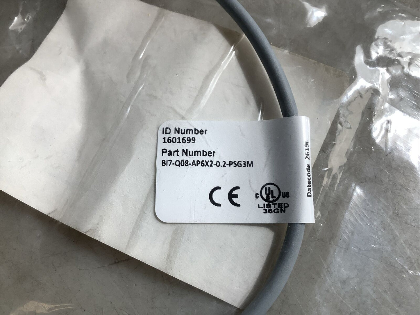 TURCK  BI7-Q08-AP6X2-0.2M-PSG3M 7MM 3 WIRE PNP PROXIMITY SENSOR U3S