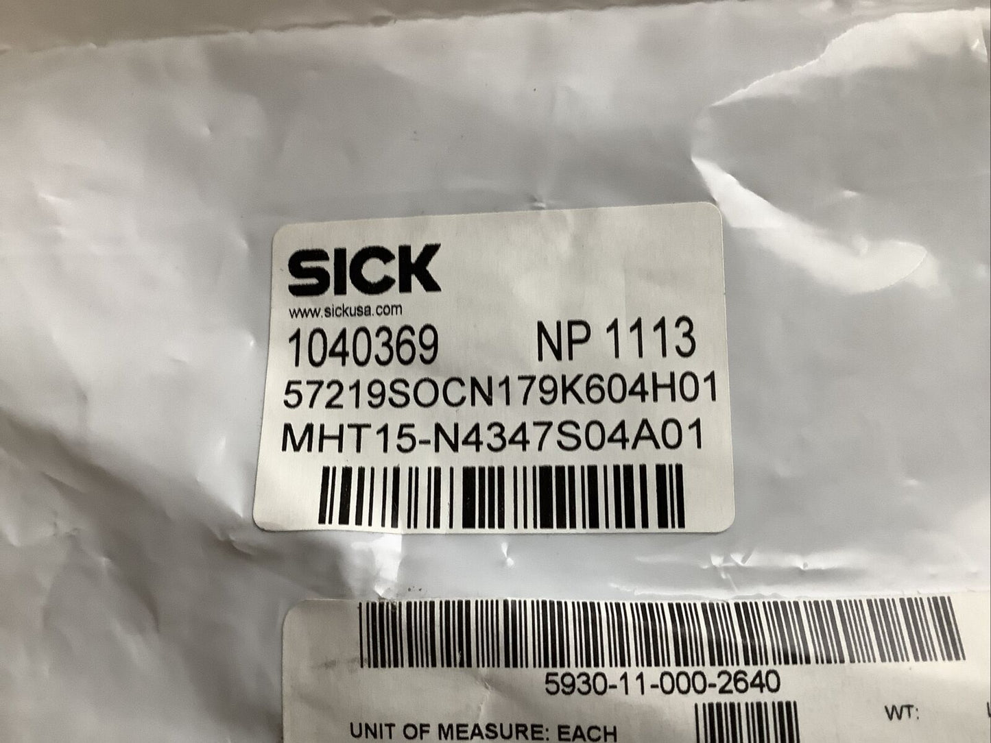 SICK MHT15-N4347S04A01 1040369 TRAY PROXIMITY SENSOR U3S