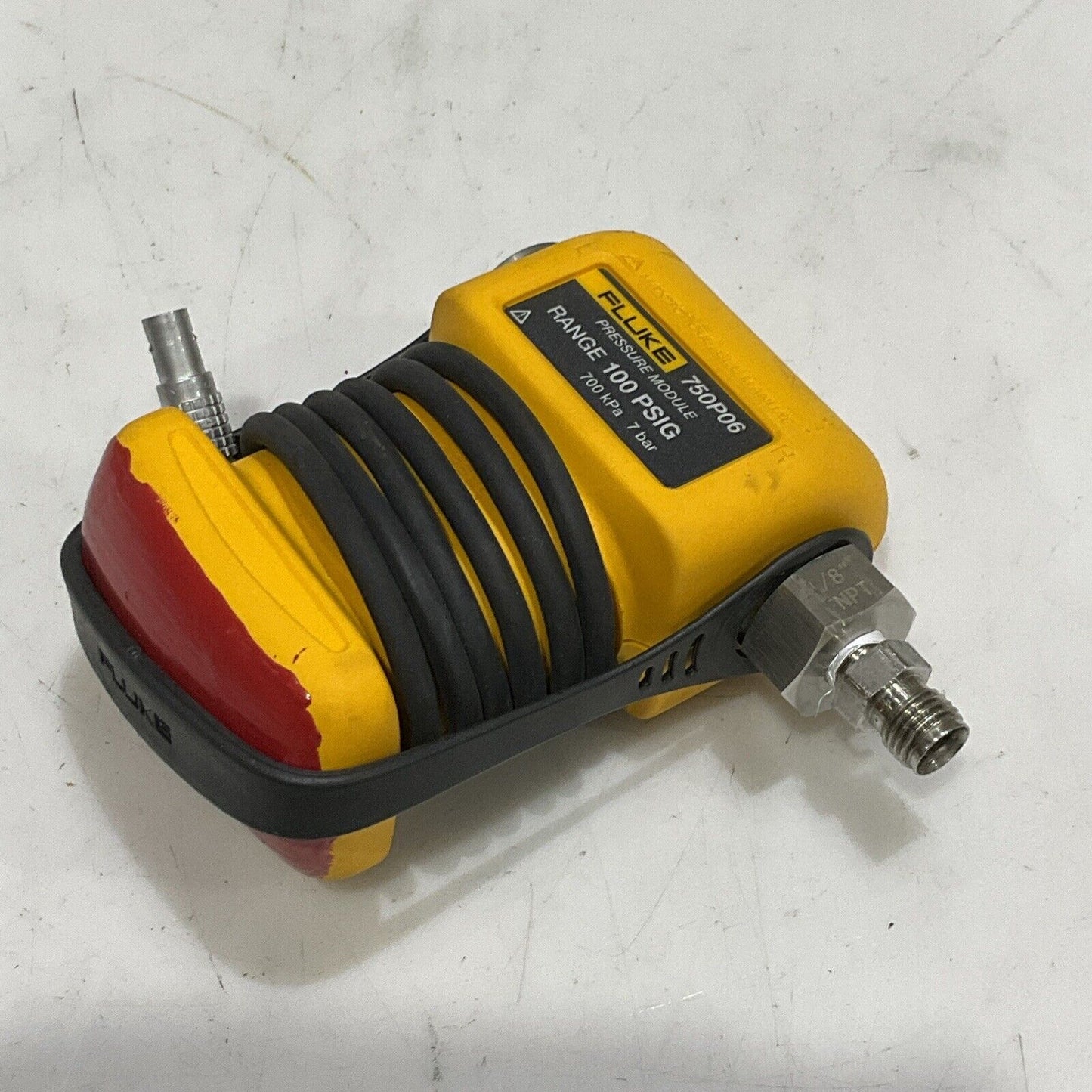 FLUKE 750P06 PRESSURE MODULE RANGE 100 PSIG 700 KPA 7 BAR S8M