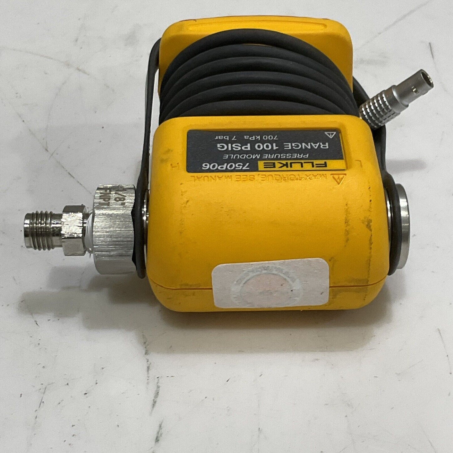 FLUKE 750P06 PRESSURE MODULE RANGE 100 PSIG 700 KPA 7 BAR S8M