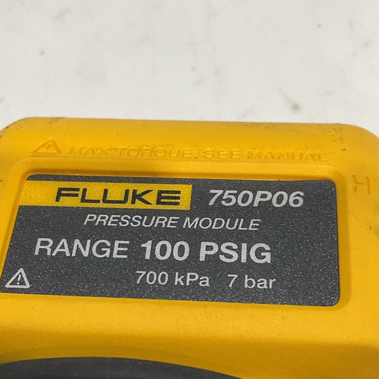 FLUKE 750P06 PRESSURE MODULE RANGE 100 PSIG 700 KPA 7 BAR S8M