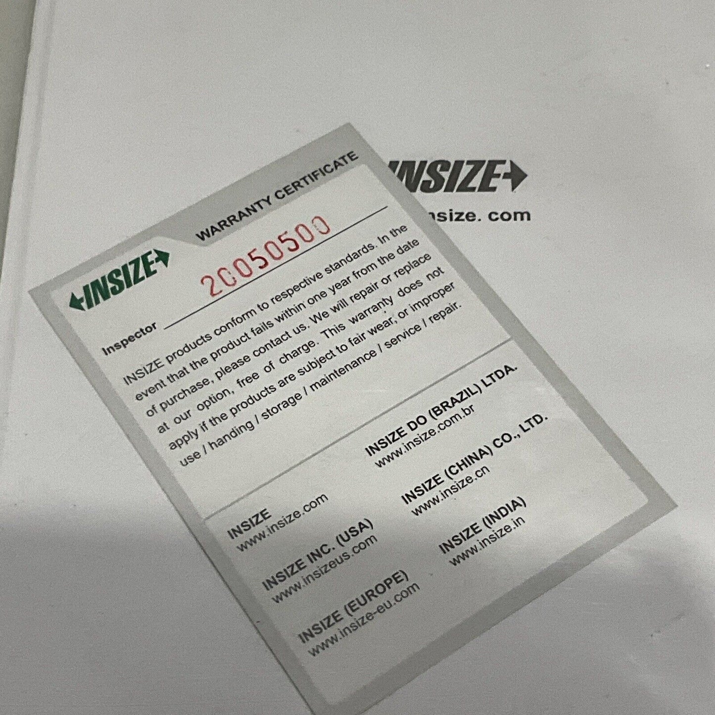 INSIZE ISH-DSA HANDHELD DIGITAL SHORE DUROMETER SHORE A SCALEE S8M