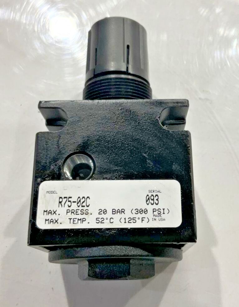 PARKER PNEUMATIC DIVISION R75-02C 161K070H01 REGULATOR1/4 NPT  U3S