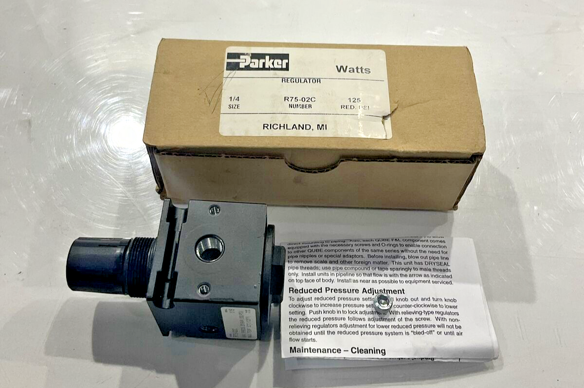 PARKER R75-02C  WATTS  REGULATOR  U3S