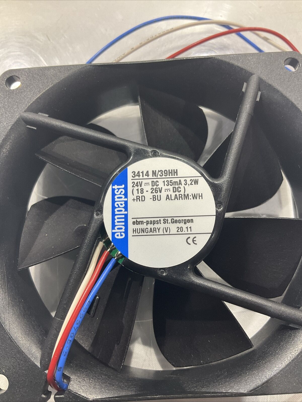 EBMPAPST  3414 N/39HH  FAN , AXIAL U3S