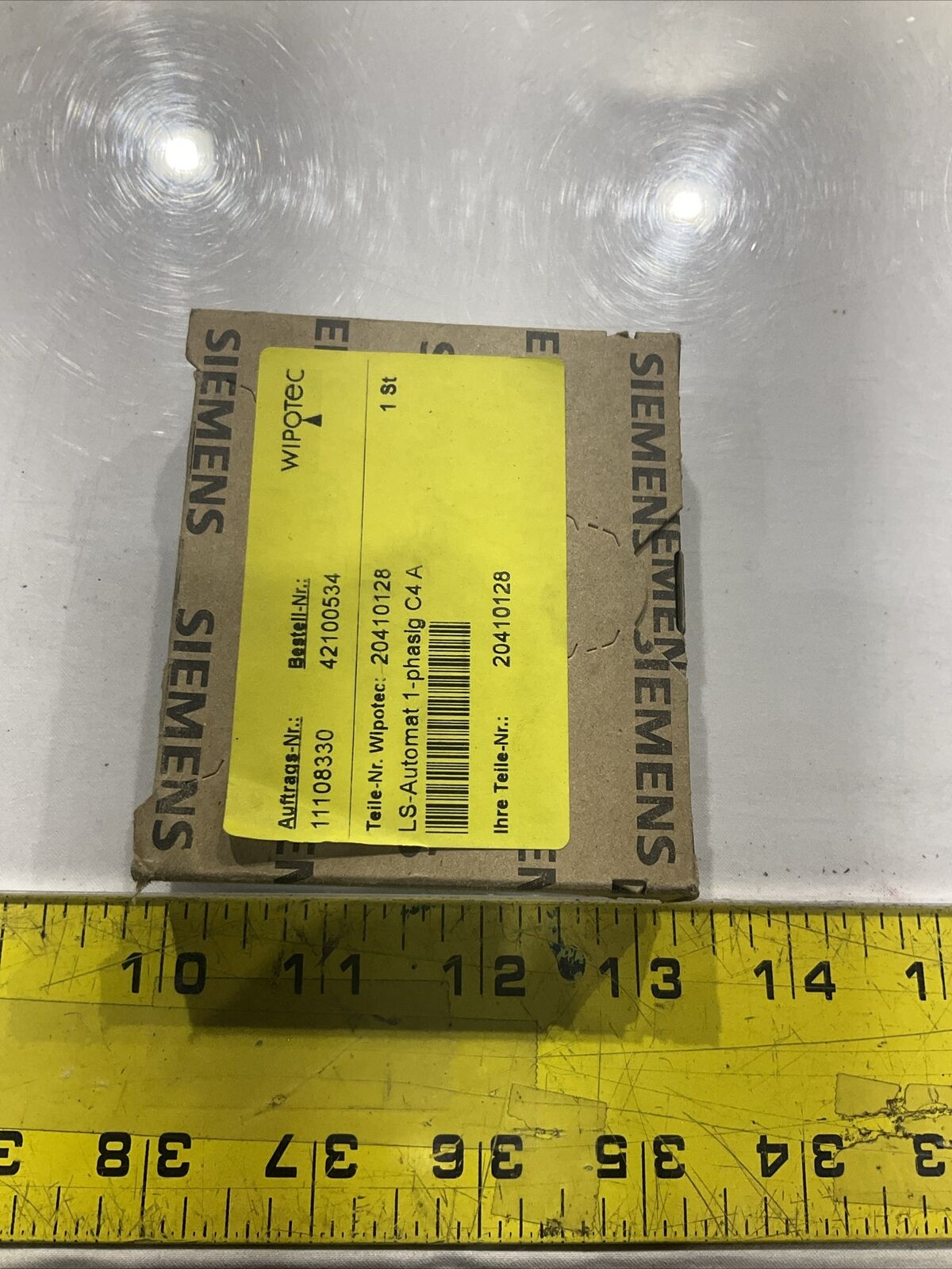 SIEMENS 5SJ4104-7HG40  CIRCUIT BREAKER 4A 1P 240V U3s