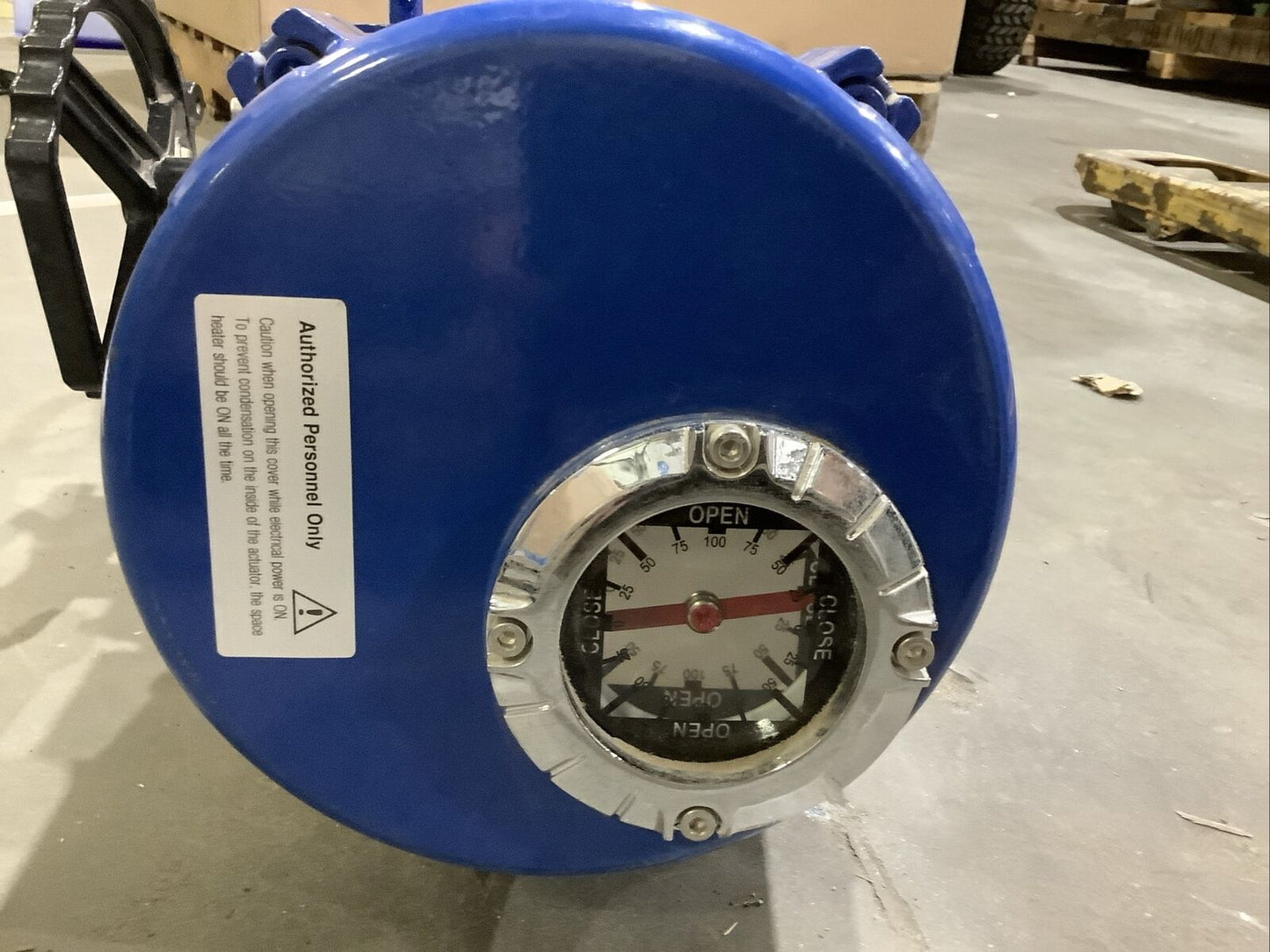 DELVAL FLOW CONTROLS SERIES 2E ELECTRIC ACTUATOR AND BUTTERFLY VALVE 10" G7T