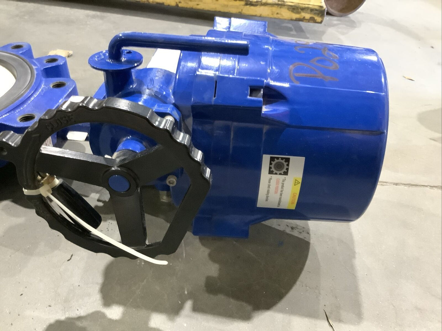 DELVAL FLOW CONTROLS SERIES 2E ELECTRIC ACTUATOR AND BUTTERFLY VALVE 10" G7T