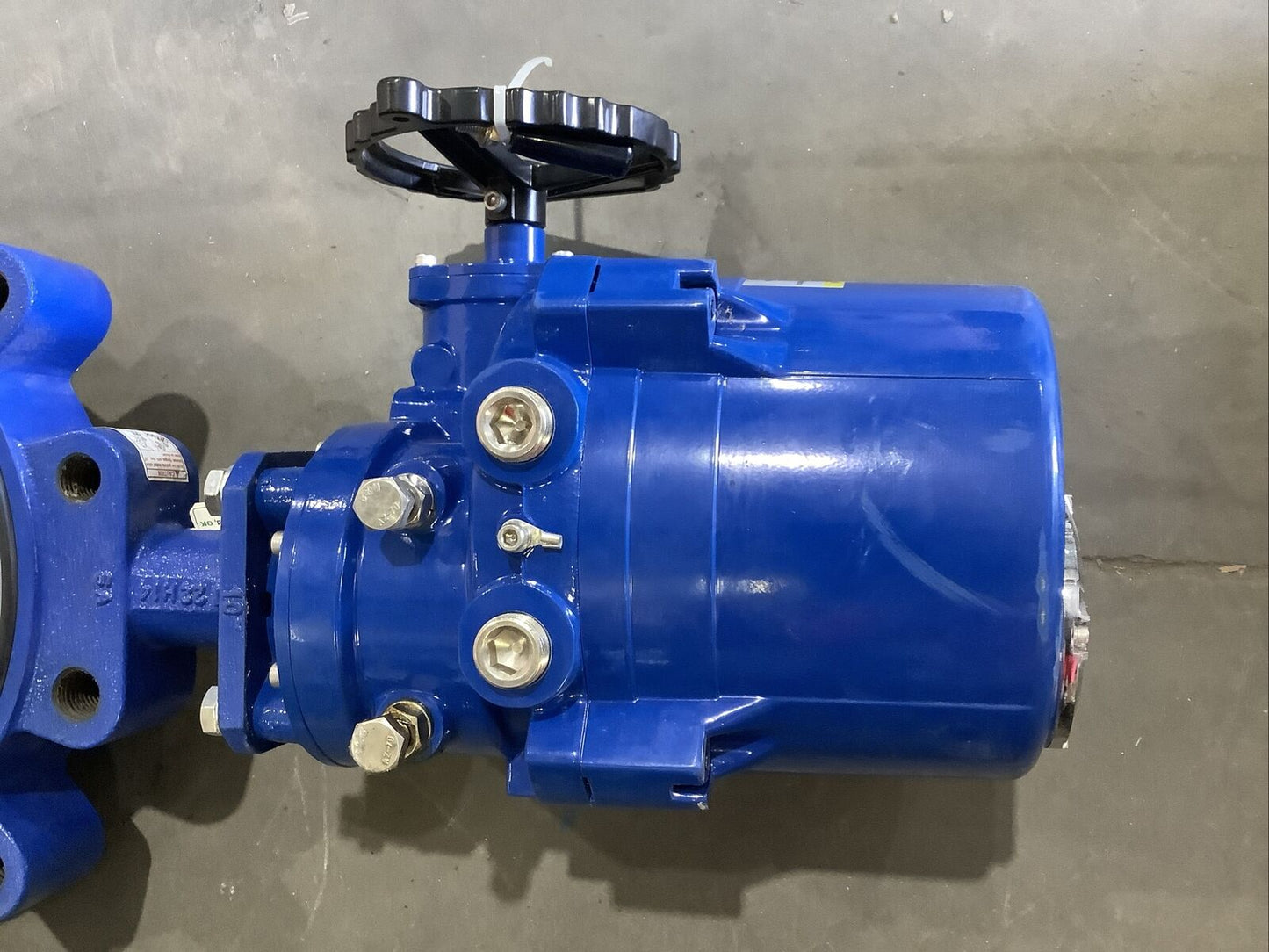 DELVAL FLOW CONTROLS SERIES 2E ELECTRIC ACTUATOR AND BUTTERFLY VALVE 10" G7T