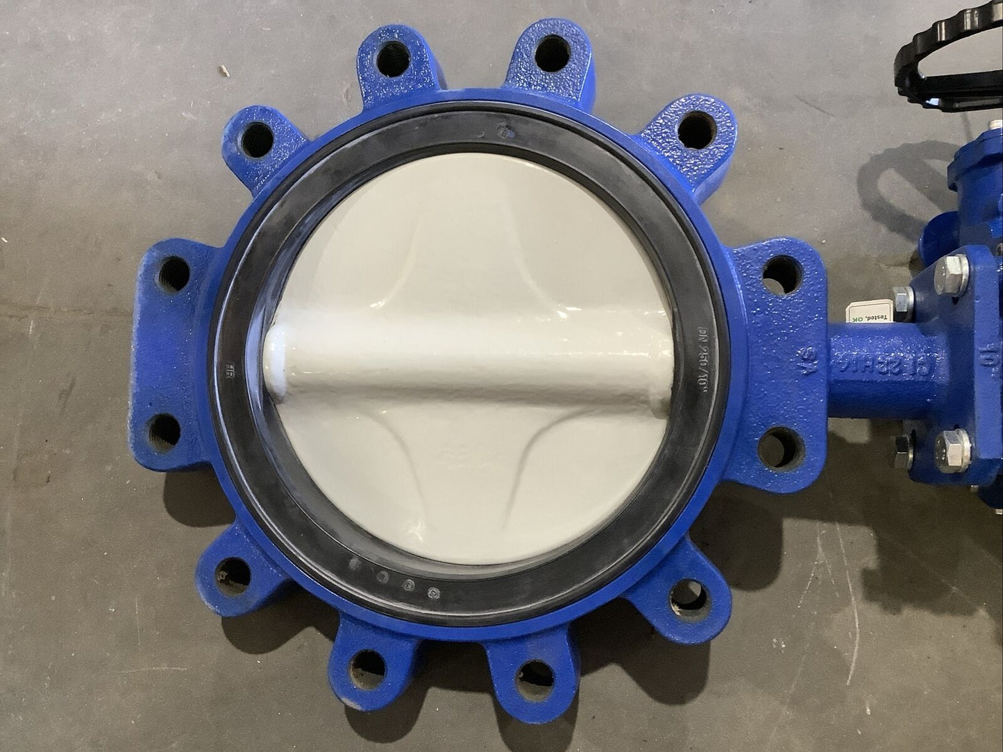 DELVAL FLOW CONTROLS SERIES 2E ELECTRIC ACTUATOR AND BUTTERFLY VALVE 10" G7T