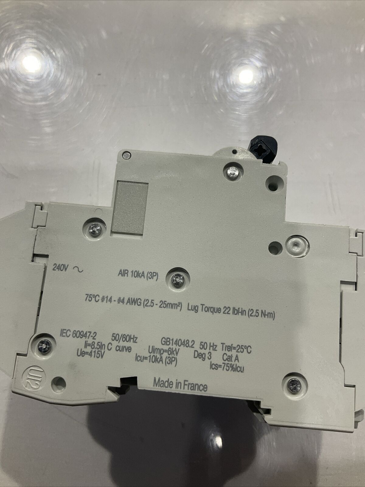 SQUARE D SCHNEIDER 60197 3P 25A CIRCUIT BREAKER 240V U3S