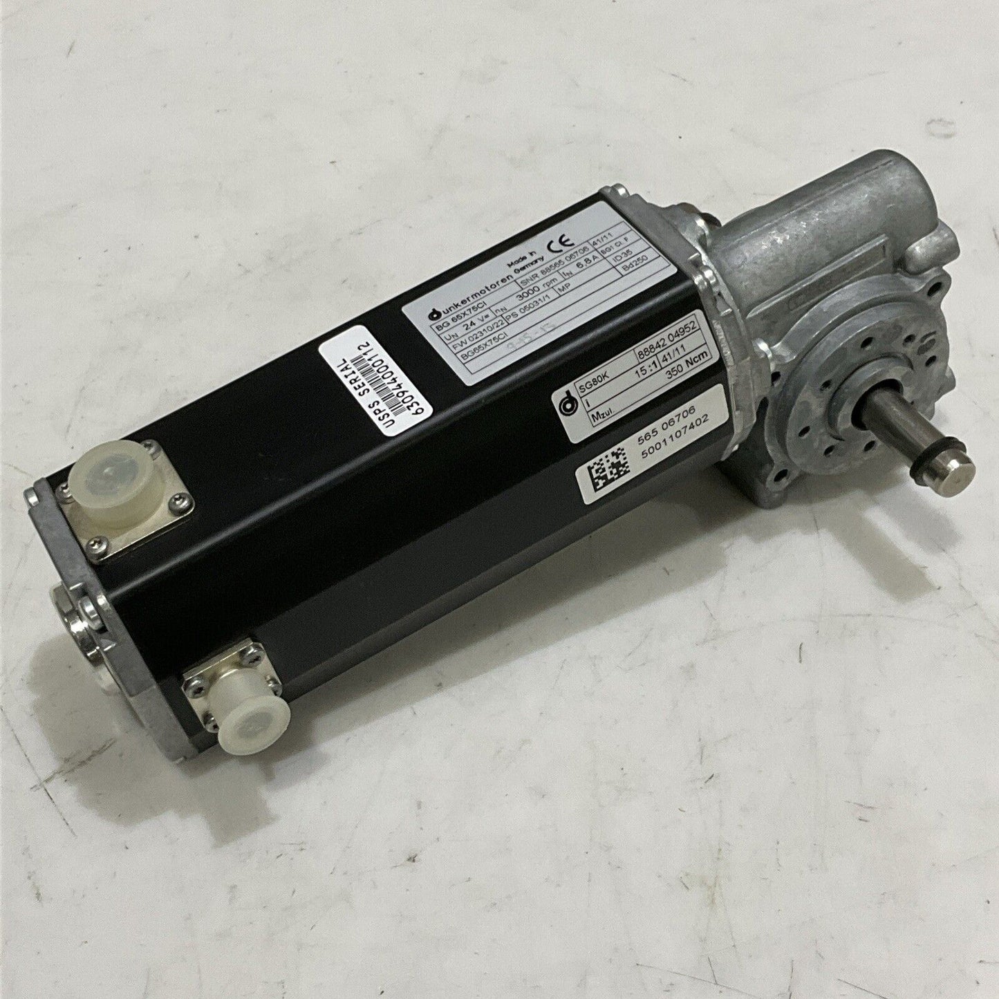 DUNKERMOTOREN BG 65X75CI SNR  SERVOMOTOR 24V 3000RPM FW02310/22 U3S