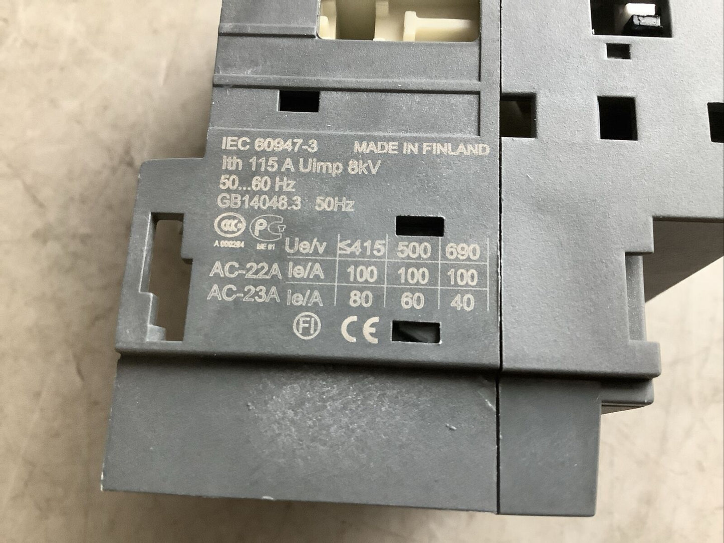 ABB 1SCA105004R1001 DISCONNECT SWITCH 600VAC 3P U3S