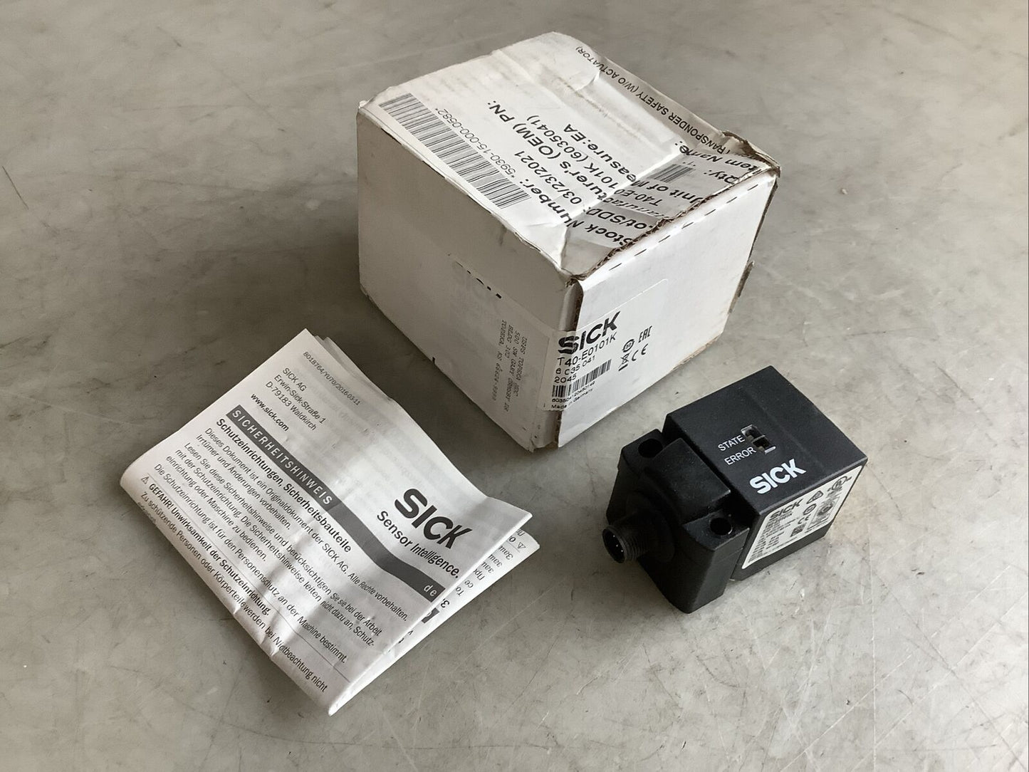 SICK 6035041 T40-E0101K SAFETY SWITCH U3S