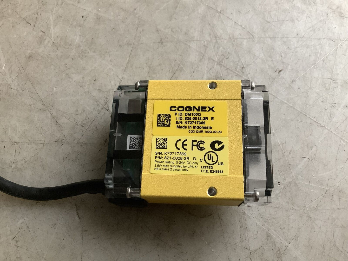 COGNEX DM100Q 825-0018-2R E BARCODE READER U3S