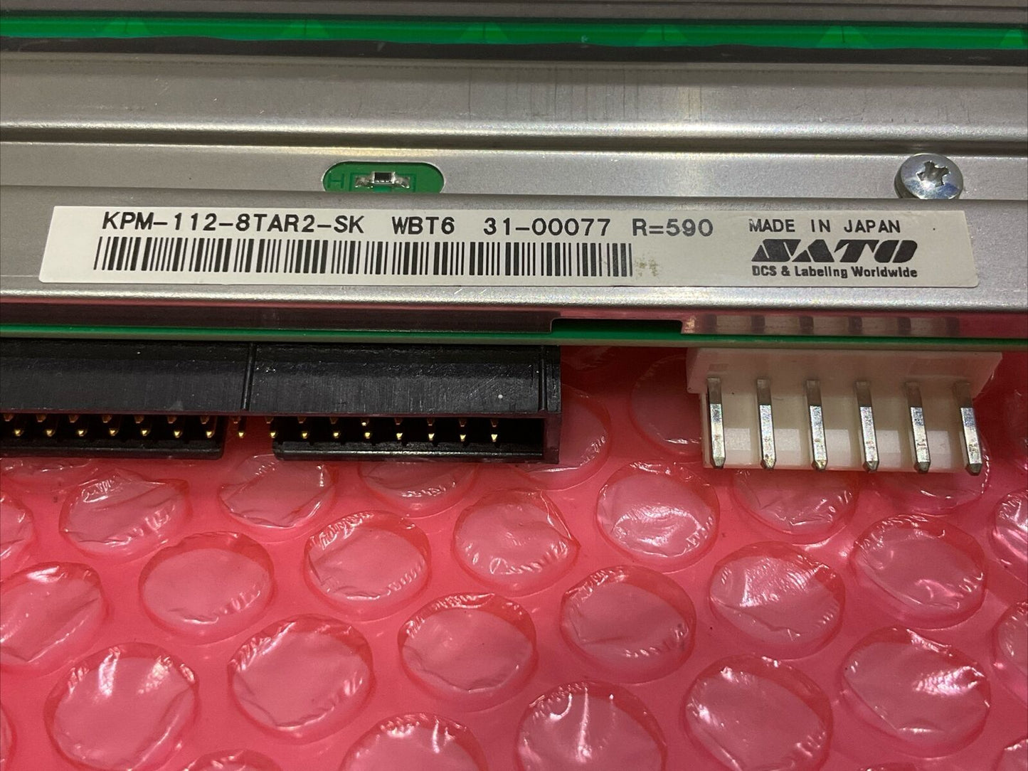 SATO KPM-112-8TAR2-SK DIRECT THERMAL PRINTHEAD GT4 BC U3S