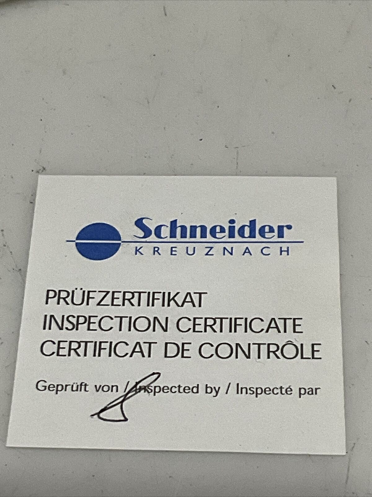 SCHNEIDER IF-AUF-MRC-SN2-30.5 OPTICAL FILTER AUSM KSM LINEAR-POL MRCSN2 30,5 U3S