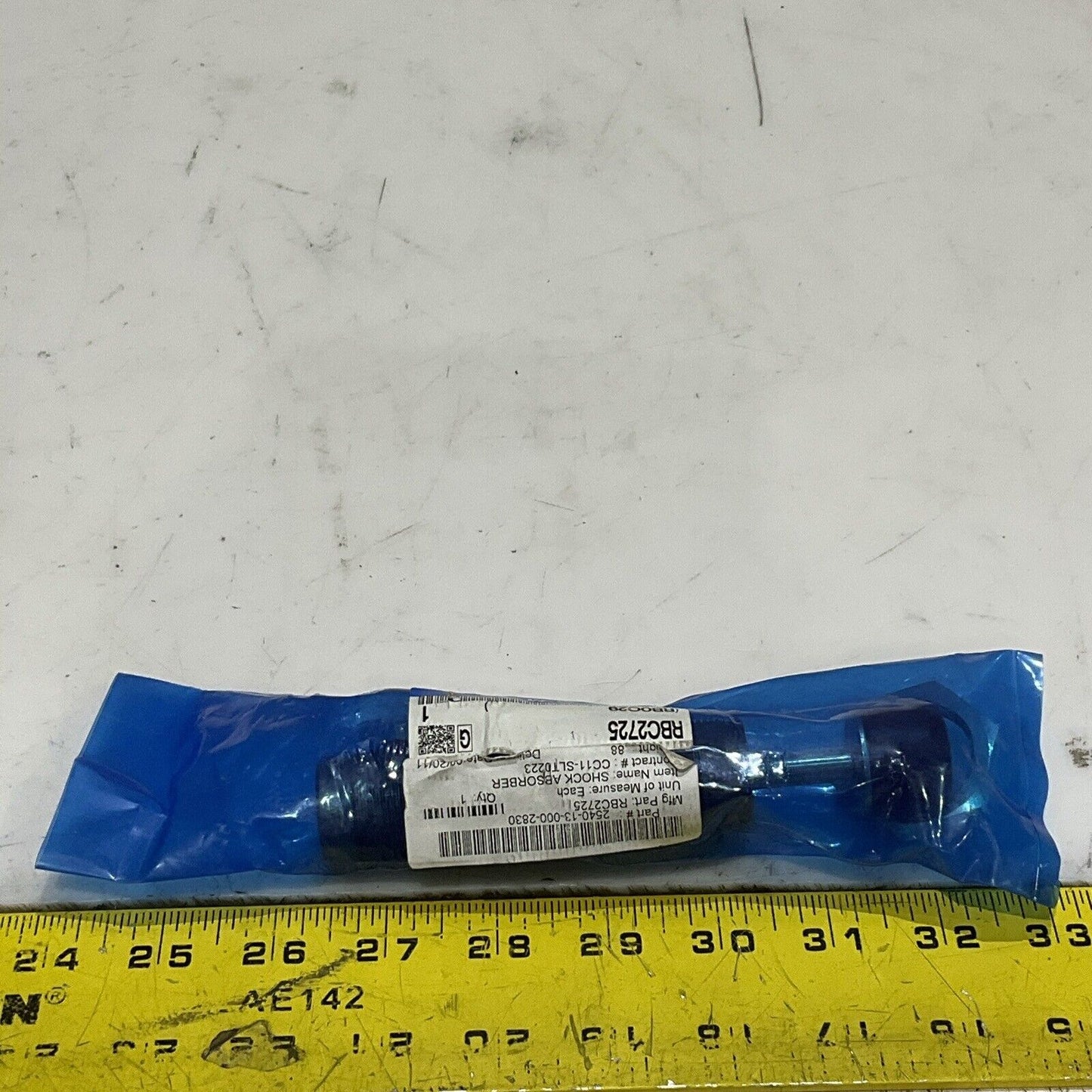 SMC RBC2725 SHOCK ABSORBER LOT OF 3 U3S