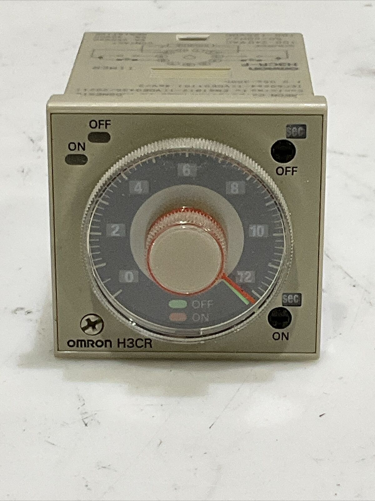 OMRON H3CR-F TWIN TIMER 1.2S-300H 100/240V AC 100/125 V DC U3S