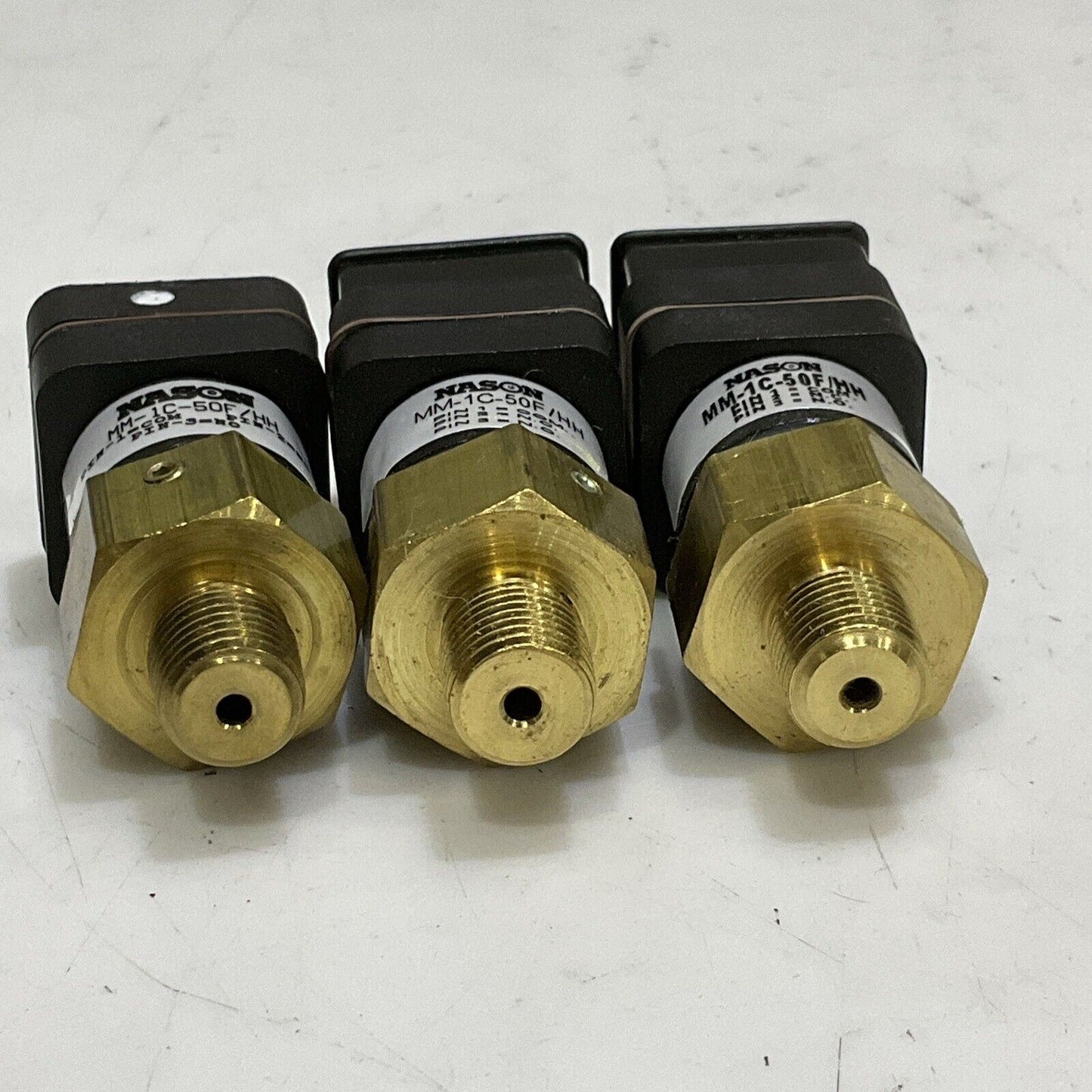NASON MM-1C-50F/HH LOW PRESSURE SWITCH LOT OF 3 U3S