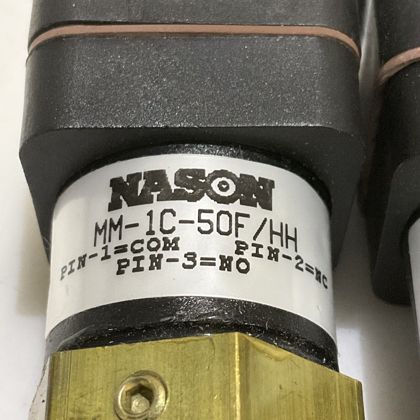 NASON MM-1C-50F/HH LOW PRESSURE SWITCH LOT OF 3 U3S
