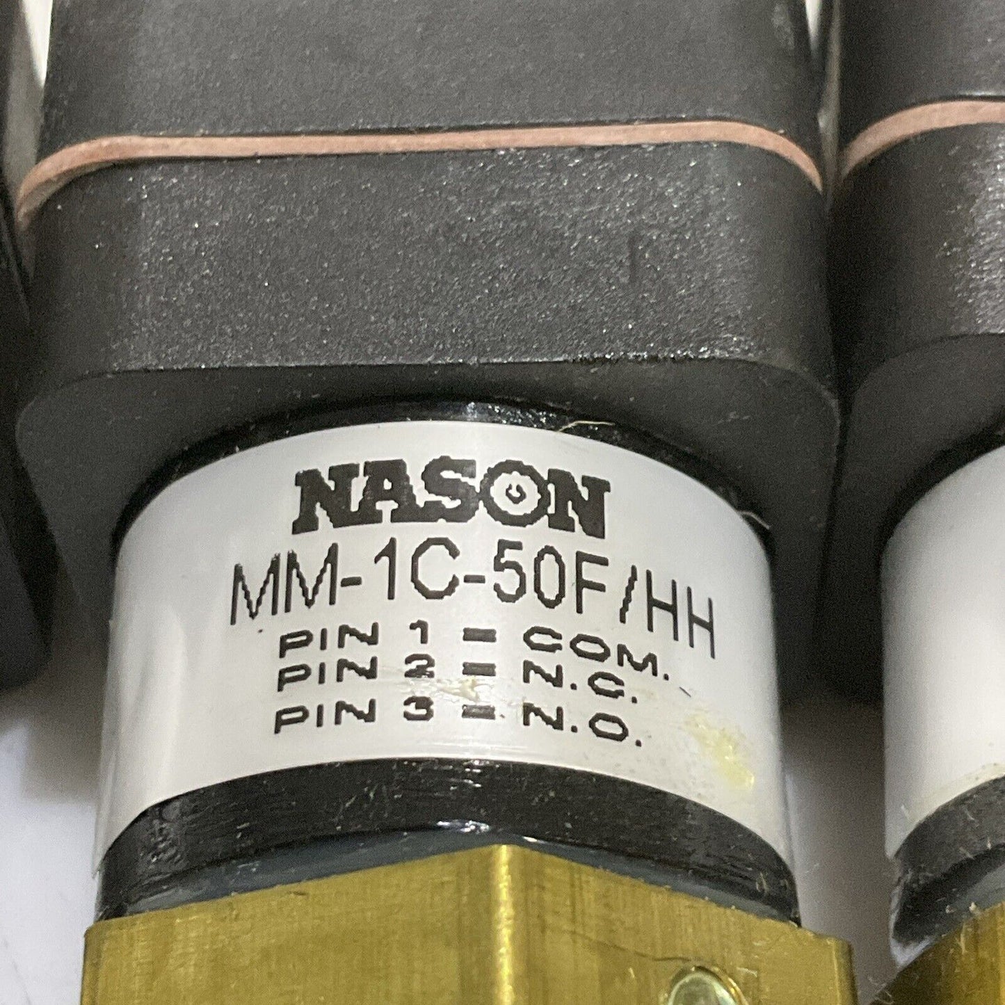 NASON MM-1C-50F/HH LOW PRESSURE SWITCH LOT OF 3 U3S