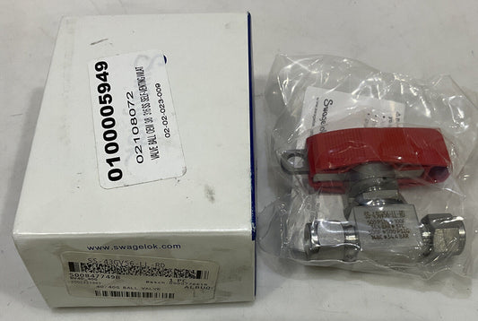 SWAGELOK SS-43GVS6-LL-RD BALL VALVE 373