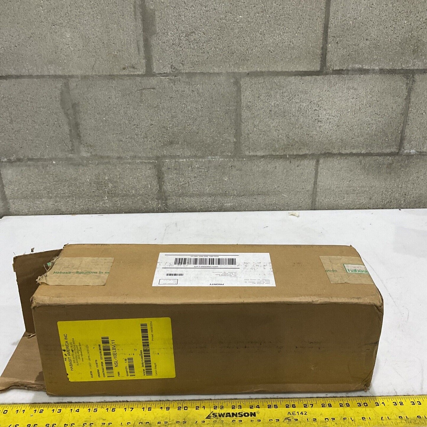 HABASIT AMERICA NSL-10-ELBV 11 CONVEYOR BELTING 381 MM X 2.324 M U3S