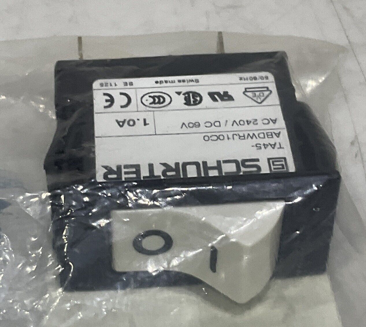 SCHURTER TA45-ABDWRJ10C0 240VAC 60VDC CIRCUIT BREAKER U3S