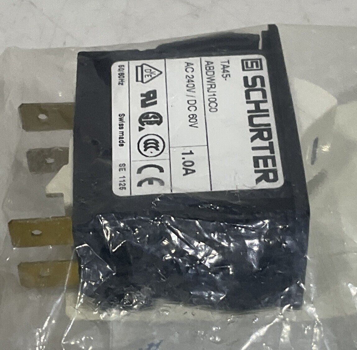 SCHURTER TA45-ABDWRJ10C0 240VAC 60VDC CIRCUIT BREAKER U3S