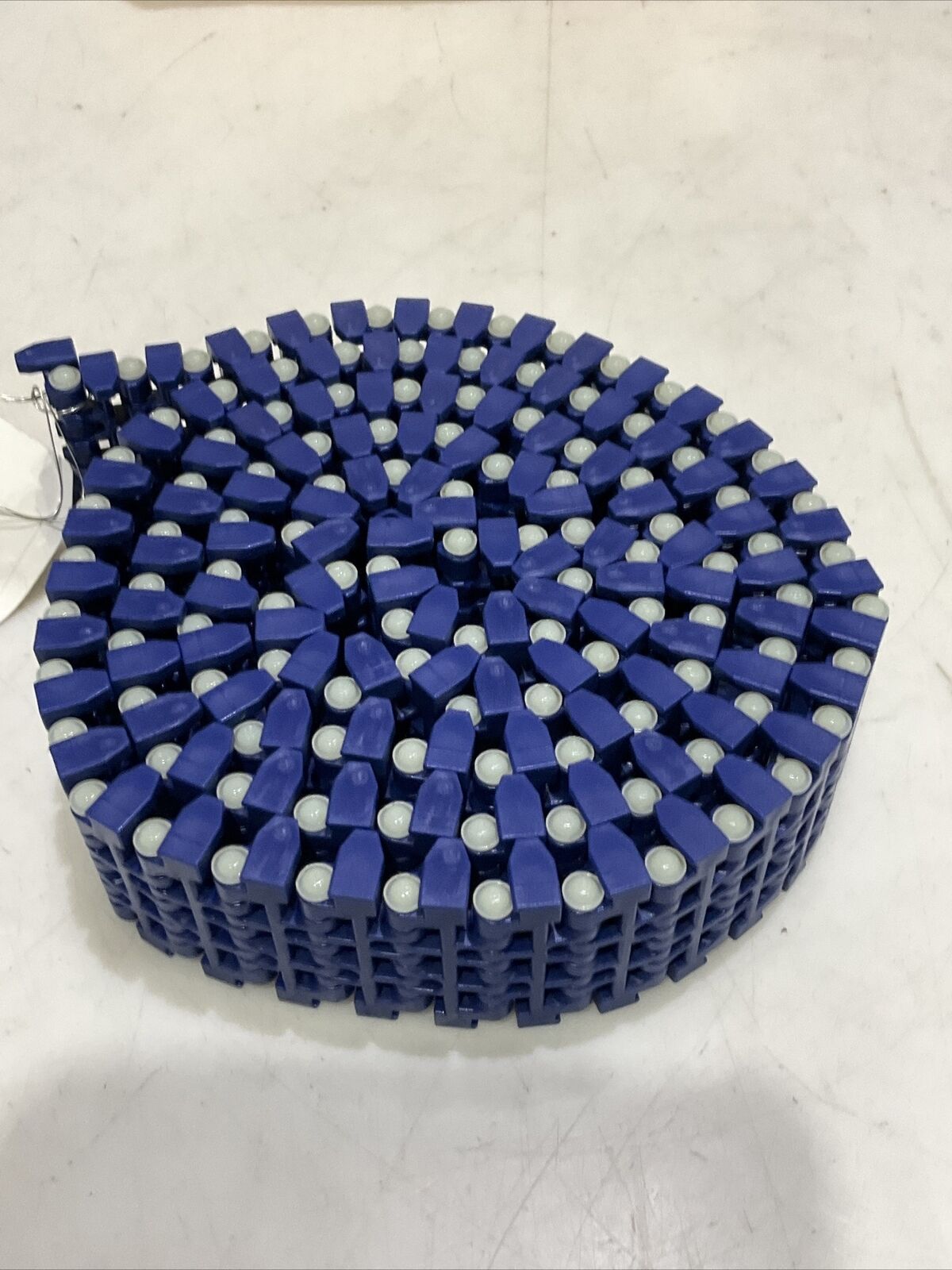 INTRALOX HF-8033-1 TABBED BELT 113 LINKS 5.60 FT X 1.8 IN BLUE NYLON 113 ROWSU3S