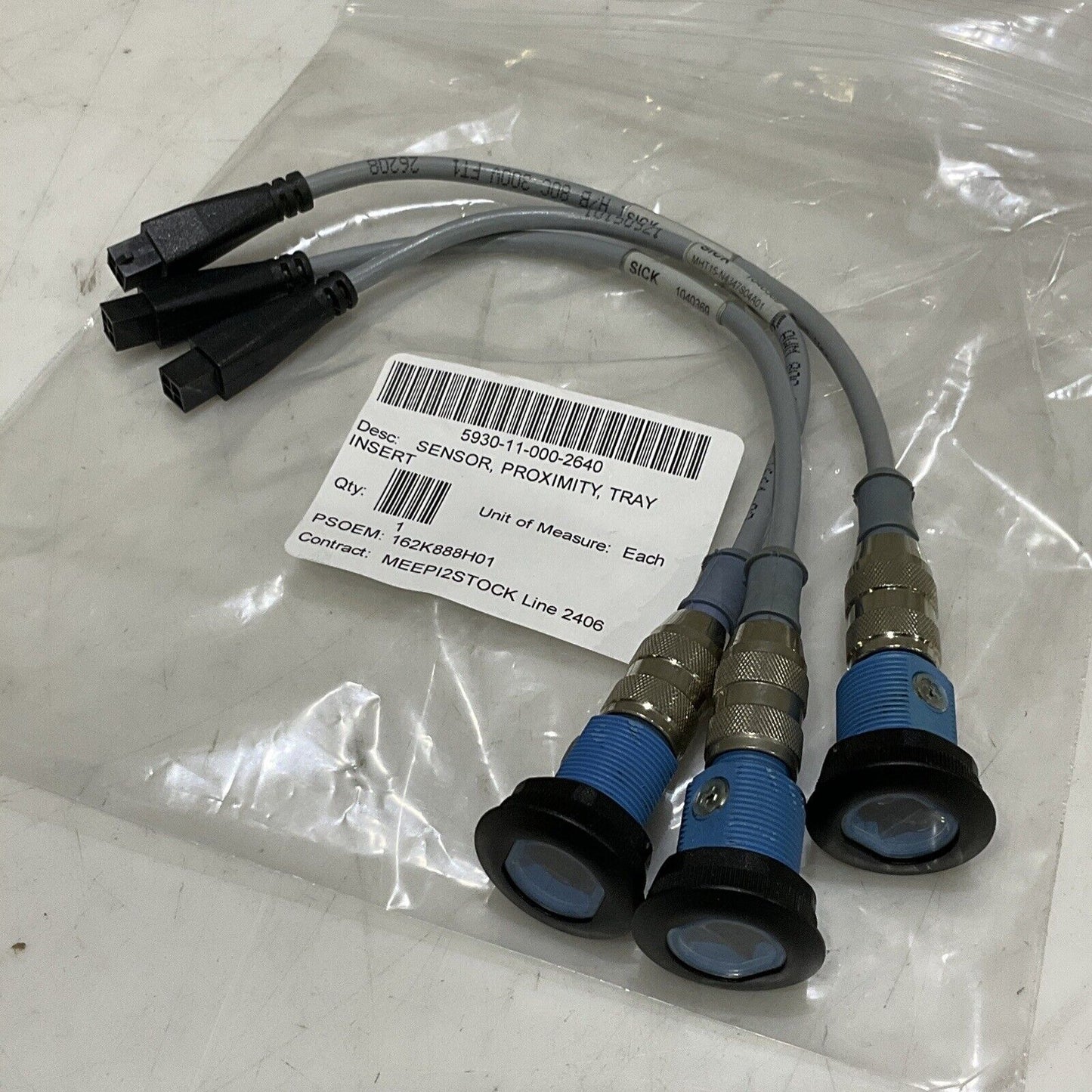 SICK MHT15-N4347S04A01 TRAY PROXIMITY SENSOR LOT OF 3 U3S