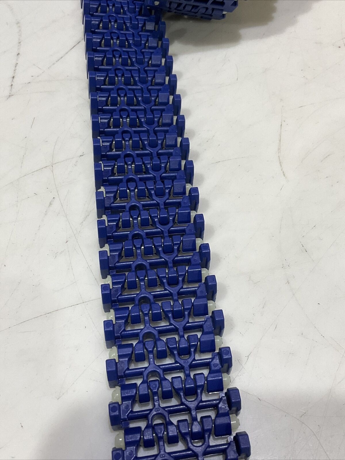 INTRALOX HF-8033-1 TABBED BELT 113 LINKS 5.60 FT X 1.8 IN BLUE NYLON 113 ROWSU3S