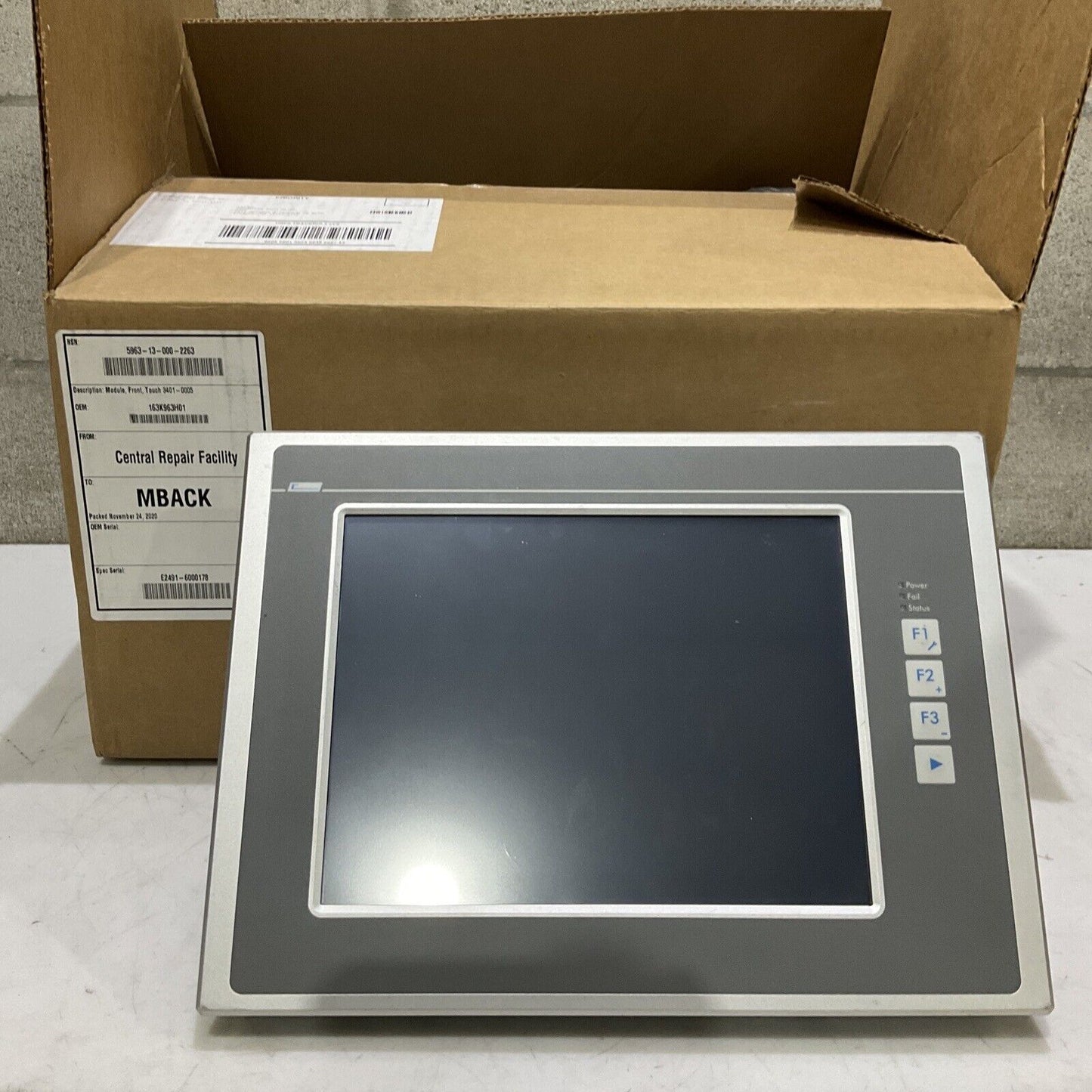 LENZE EL 1700 3401-005 FRONT TOUCH MODULE U3S