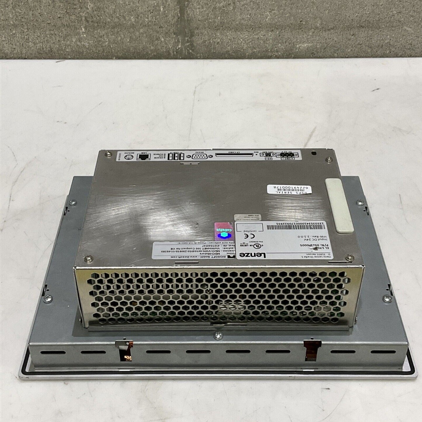 LENZE EL 1700 3401-005 FRONT TOUCH MODULE U3S