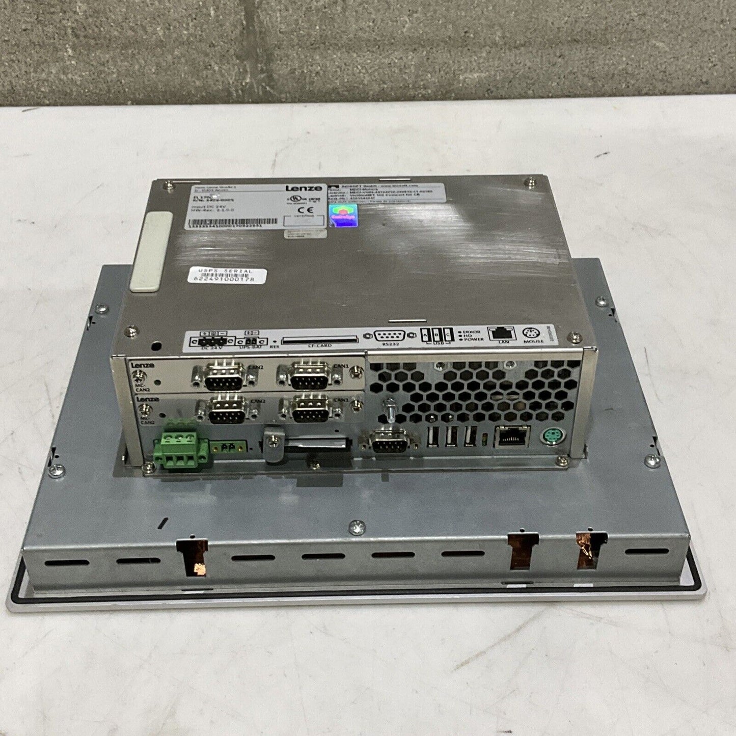 LENZE EL 1700 3401-005 FRONT TOUCH MODULE U3S