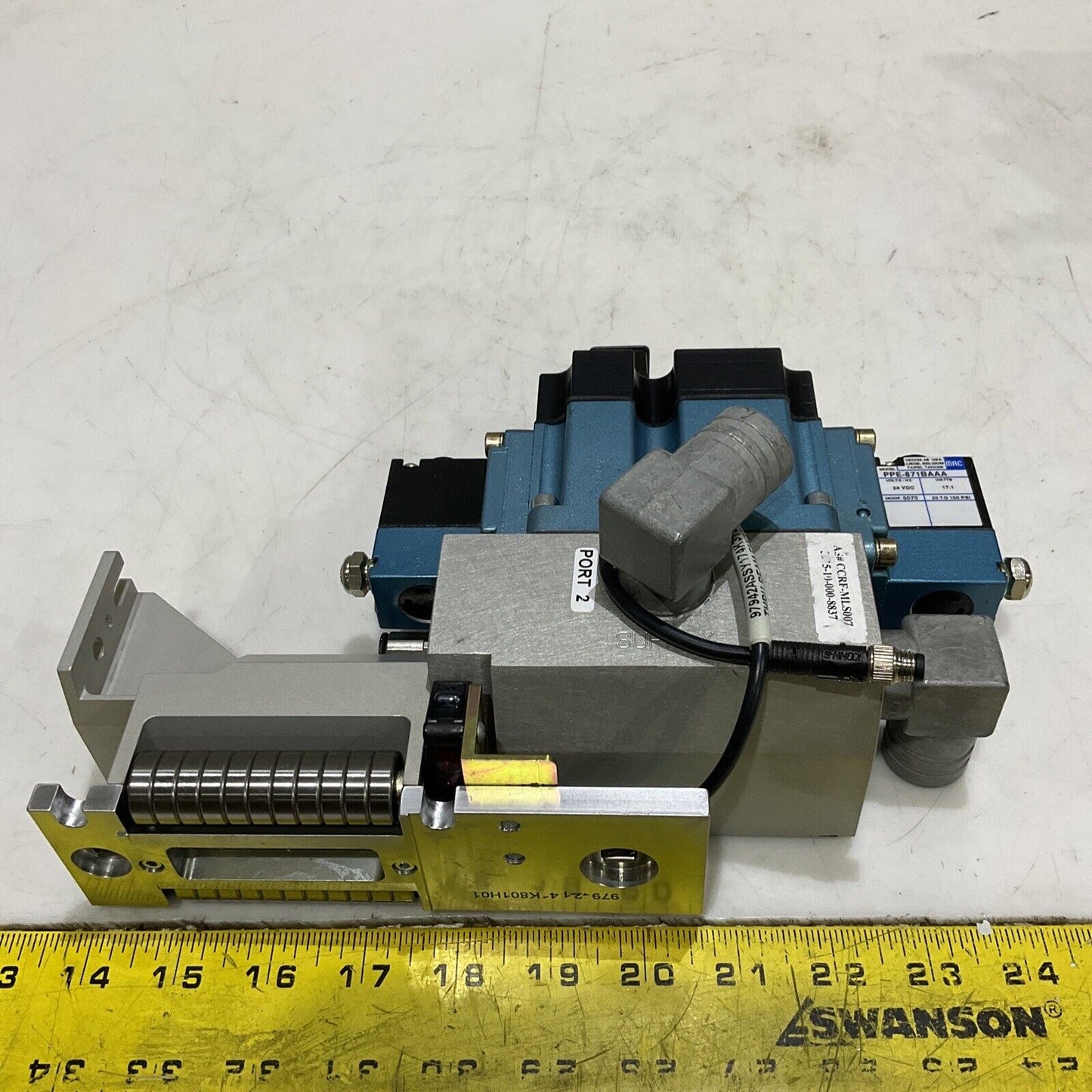 MAC 0629-FV6500B PPE-871BAAA SOLENOID MANIFOLD ASSEMBLY R U3S