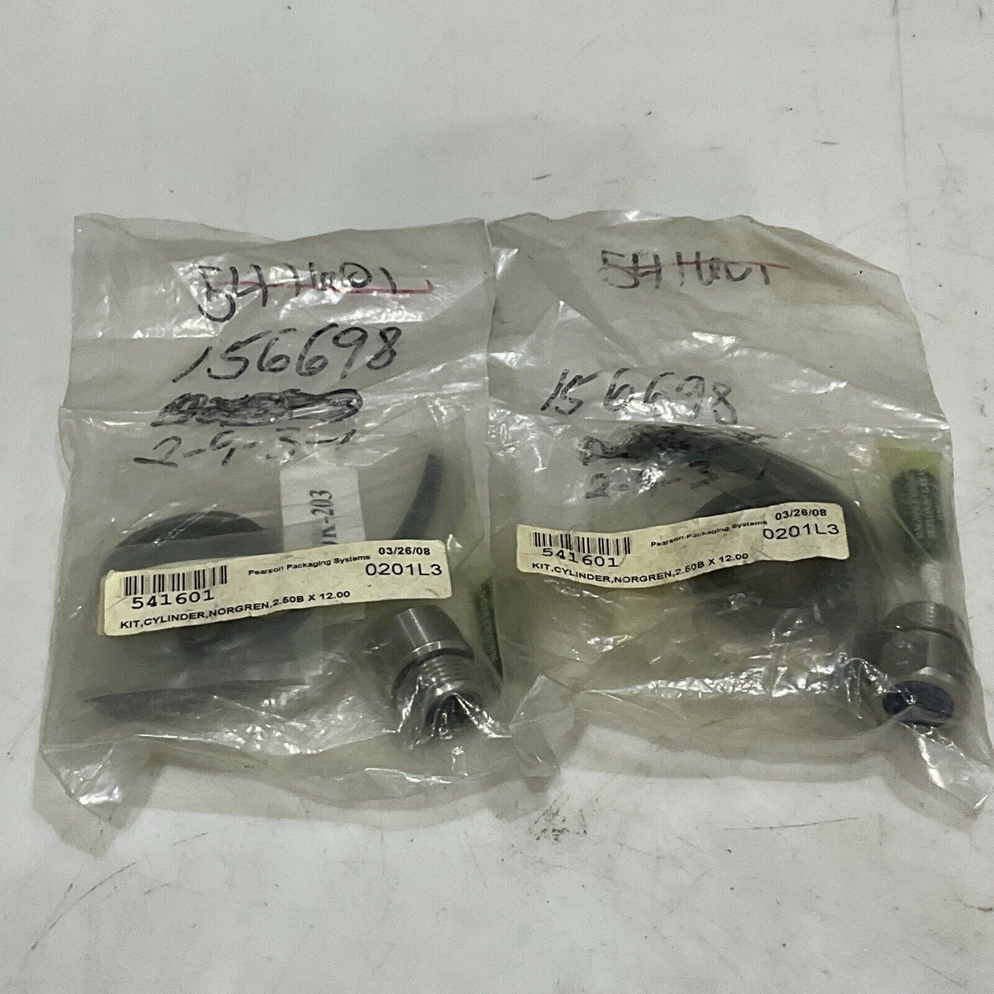 NORGREN 0201L3 541601 2.50B X 12 CYLINDER REPAIR KIT LOT OF 2 U4M