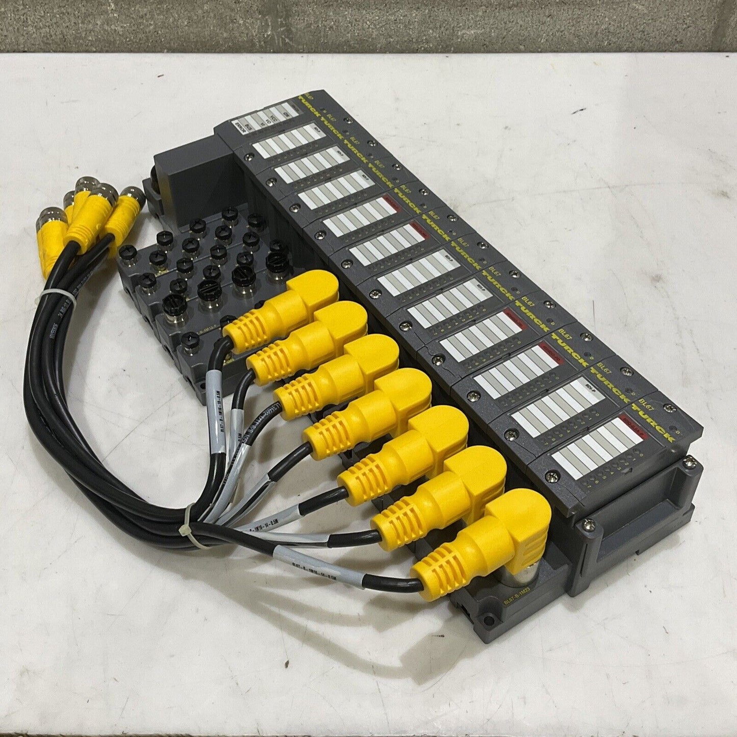 TURCK 165K100 BL67 TW-CO 8DI-P 8DO-0,5A-P BL67-B-4M12-P CANOPEN ASSEMBLY U3S