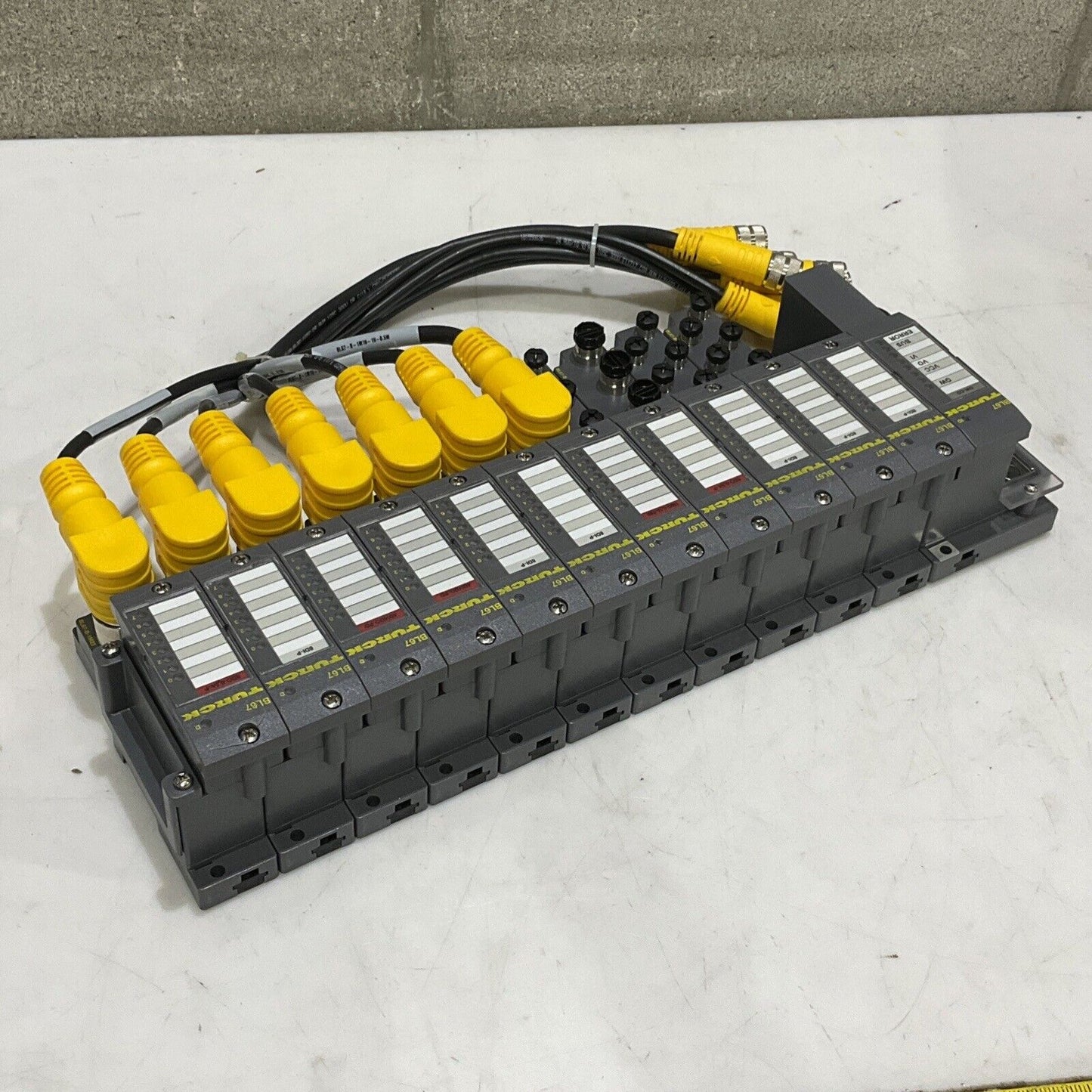 TURCK 165K100 BL67 TW-CO 8DI-P 8DO-0,5A-P BL67-B-4M12-P CANOPEN ASSEMBLY U3S