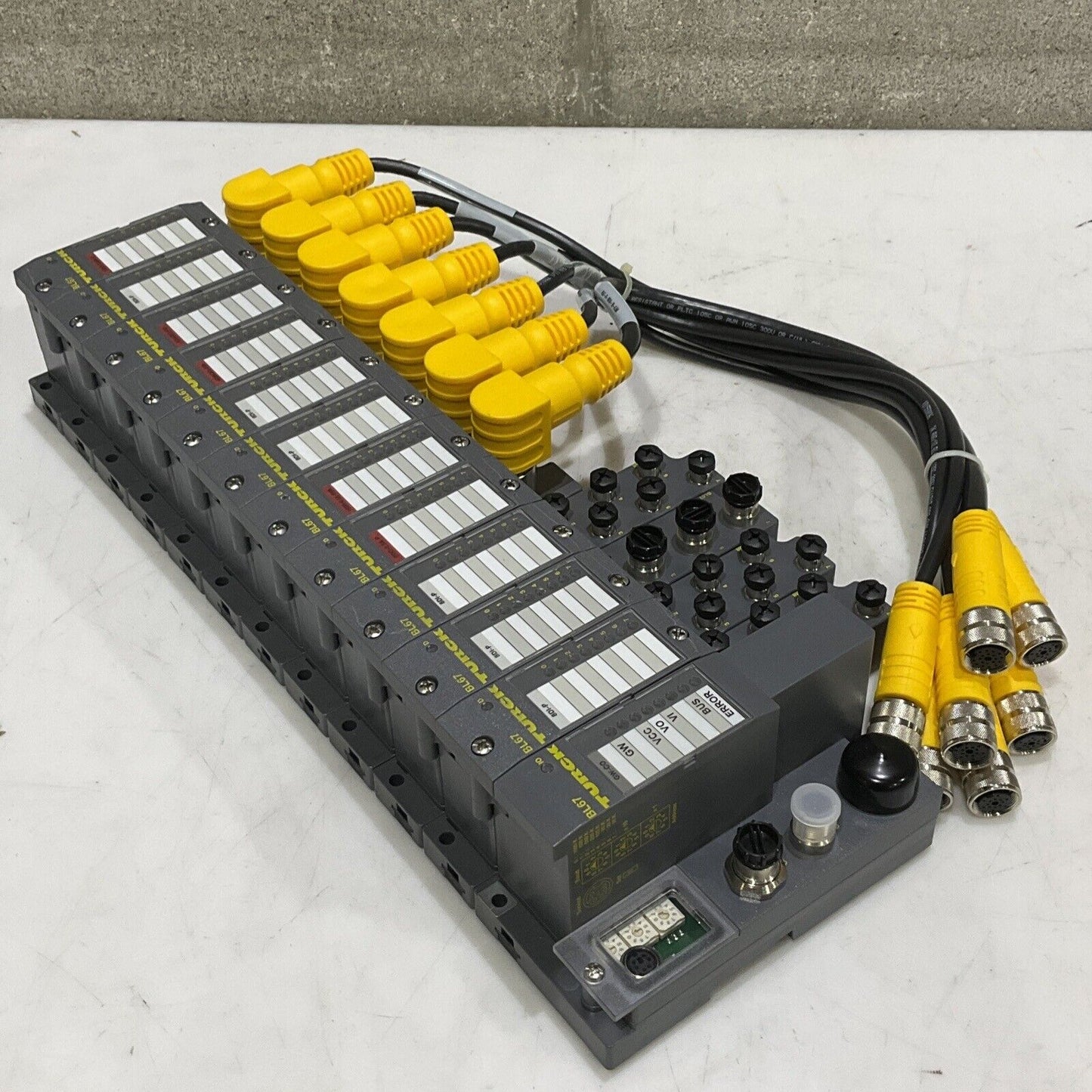 TURCK 165K100 BL67 TW-CO 8DI-P 8DO-0,5A-P BL67-B-4M12-P CANOPEN ASSEMBLY U3S