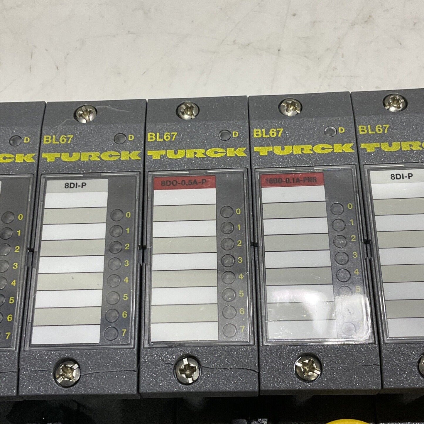 TURCK 165K100 BL67 TW-CO 8DI-P 8DO-0,5A-P BL67-B-4M12-P CANOPEN ASSEMBLY U3S