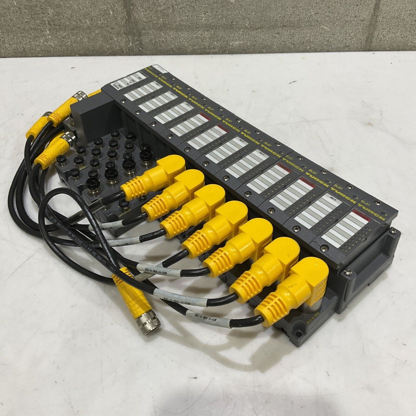 TURCK 165K100 BL67 TW-CO 8DI-P 8DO-0,5A-P BL67-B-4M12-P CANOPEN ASSEMBLY U3S
