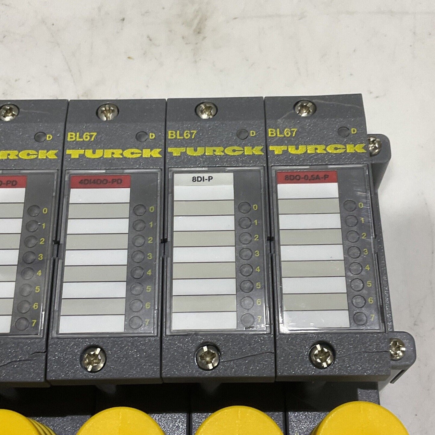 TURCK 165K100 BL67 TW-CO 8DI-P 8DO-0,5A-P BL67-B-4M12-P CANOPEN ASSEMBLY U3S